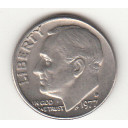 1977 - 10 Cents (Dime) Rame-nickel Dollaro Stati Uniti Roosevelt  Dime FDC